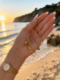 Collier pendentif cœur – Acier inoxydable doré